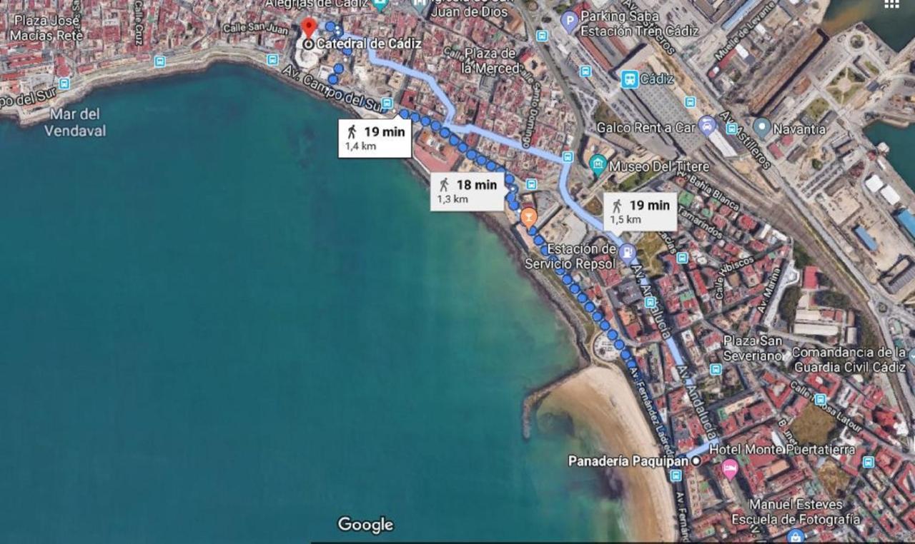Cadiz Beach & Kids - Free Parking - Sea Views 외부 사진
